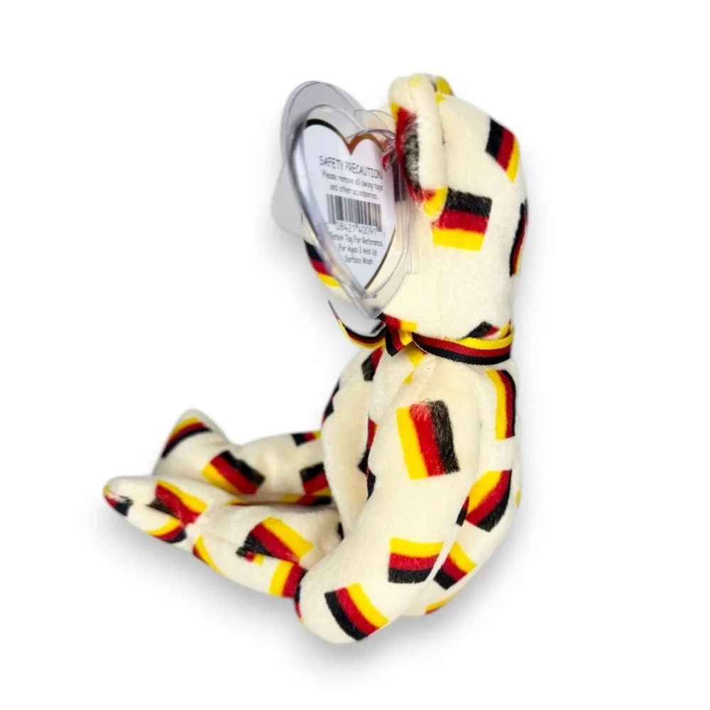 Deutschland the Bear | German Flag Pride | Mint Heart Tag TY Beanie Baby